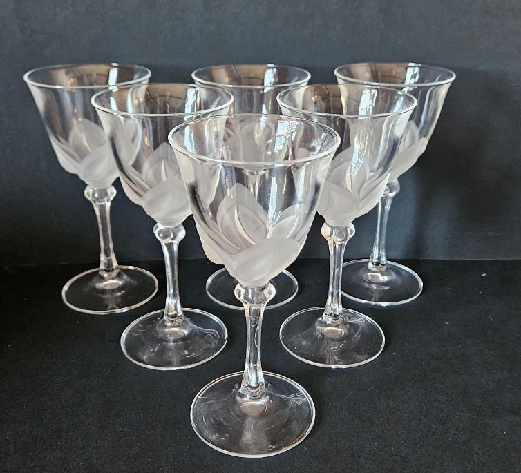 Cristal D'Arques Sherry Glasses 14.5cm, JG Durand FLORENCE Set of 6