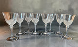 Cristal d'Arques JG Durand FLORENCE Wine Glasses (8), France