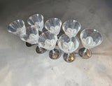 Cristal d'Arques JG Durand FLORENCE Wine Glasses (8), France