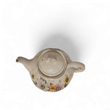 Vintage Ellgreave Wood And Sons Tea Pot Ironstone England Floral design