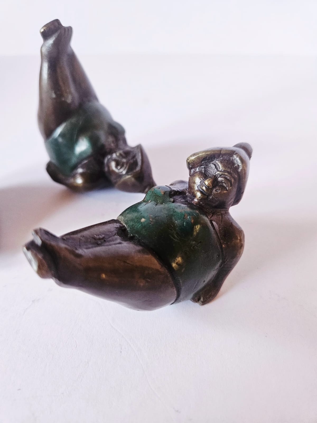 3 x Bronze Figurines Liz'es Fat Farm by Fernando Botero (reproductions)
