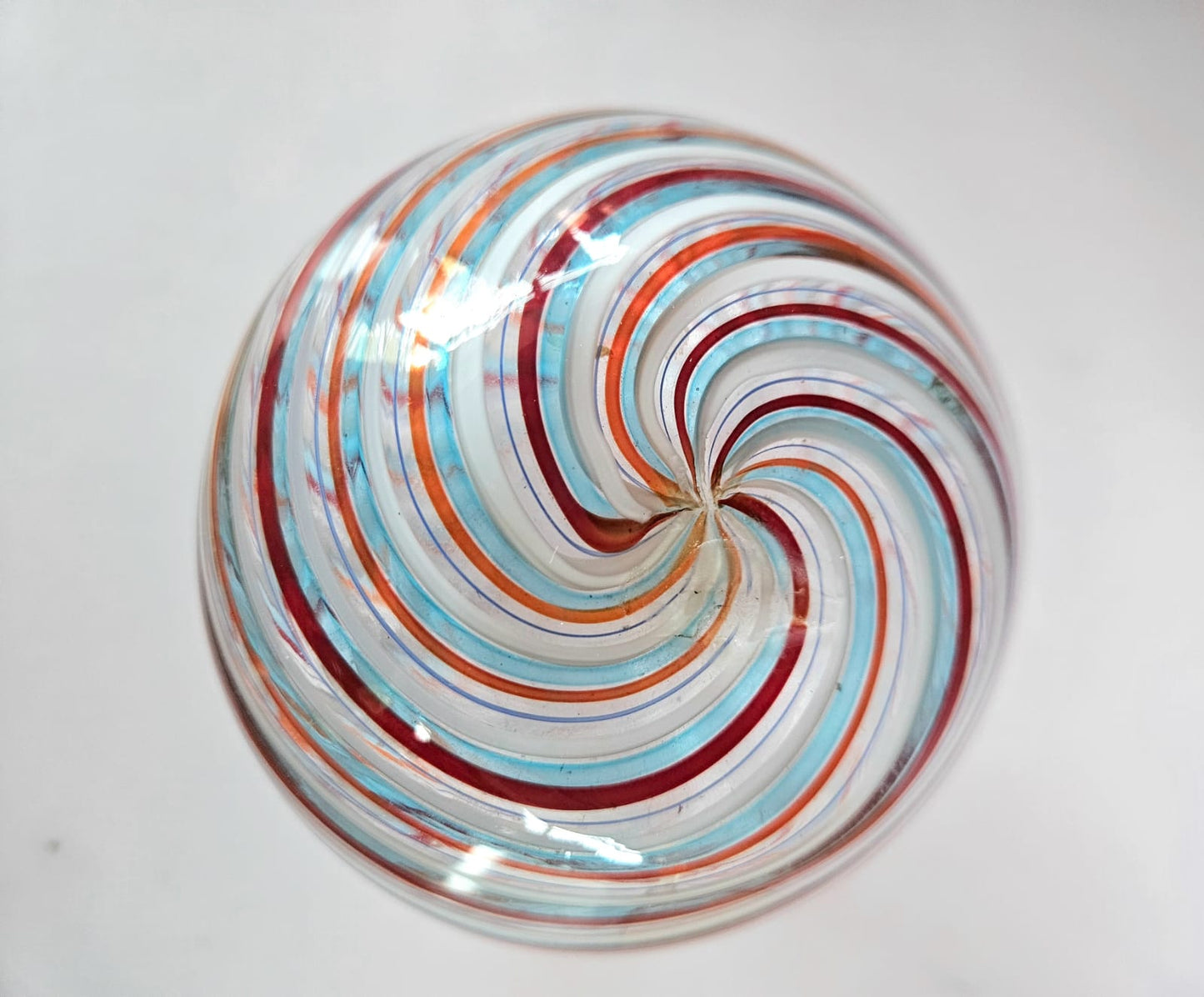 Fratelli Toso Multicolored a Canne Vase, Murano, Italy, circa 1965