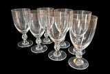 Lalique "Frejus" Set of 7 Bordeaux Wine Glasses n°4 - c 1960