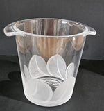 J.G. Durand Crystal Ice Bucket by Cristal D'Arques France, Florence Satin