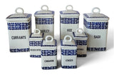 19th Century Graduated porcelain canisters, Germany (8)