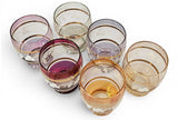 6 x Harlequin MCM Collectable Tumblers Grape Vine Gold Trim