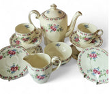 Vintage Wedgwood "Harmony Rose" 11pcs Tea set. Circa 1955