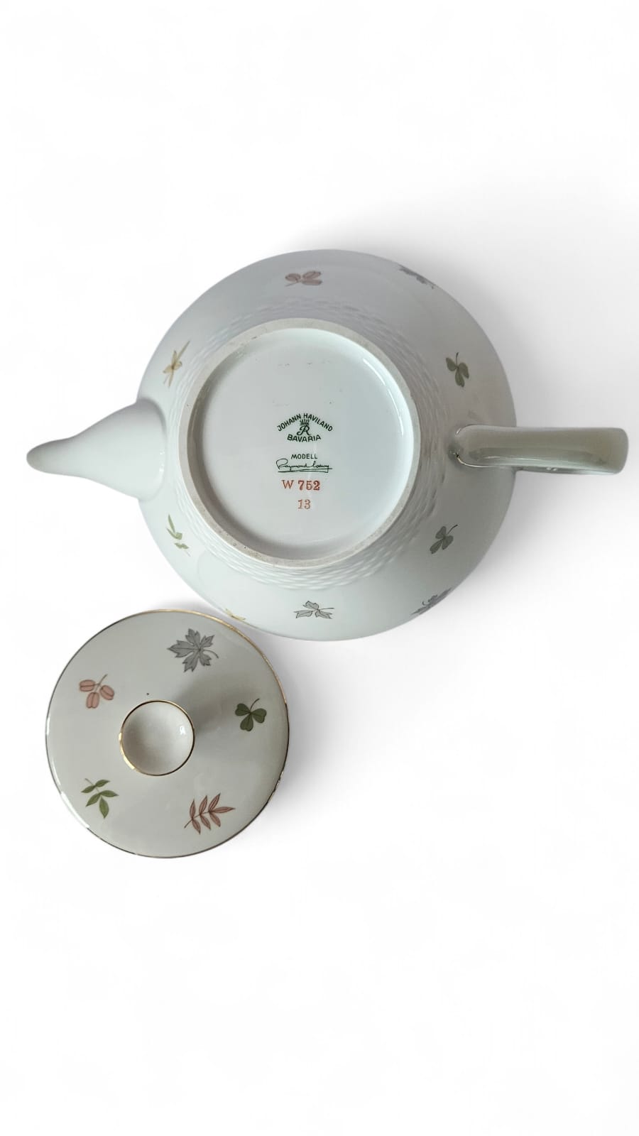 Johann Haviland Rosenthal 19pc Teaset Autumn Leaves designed by Raymond Loewy