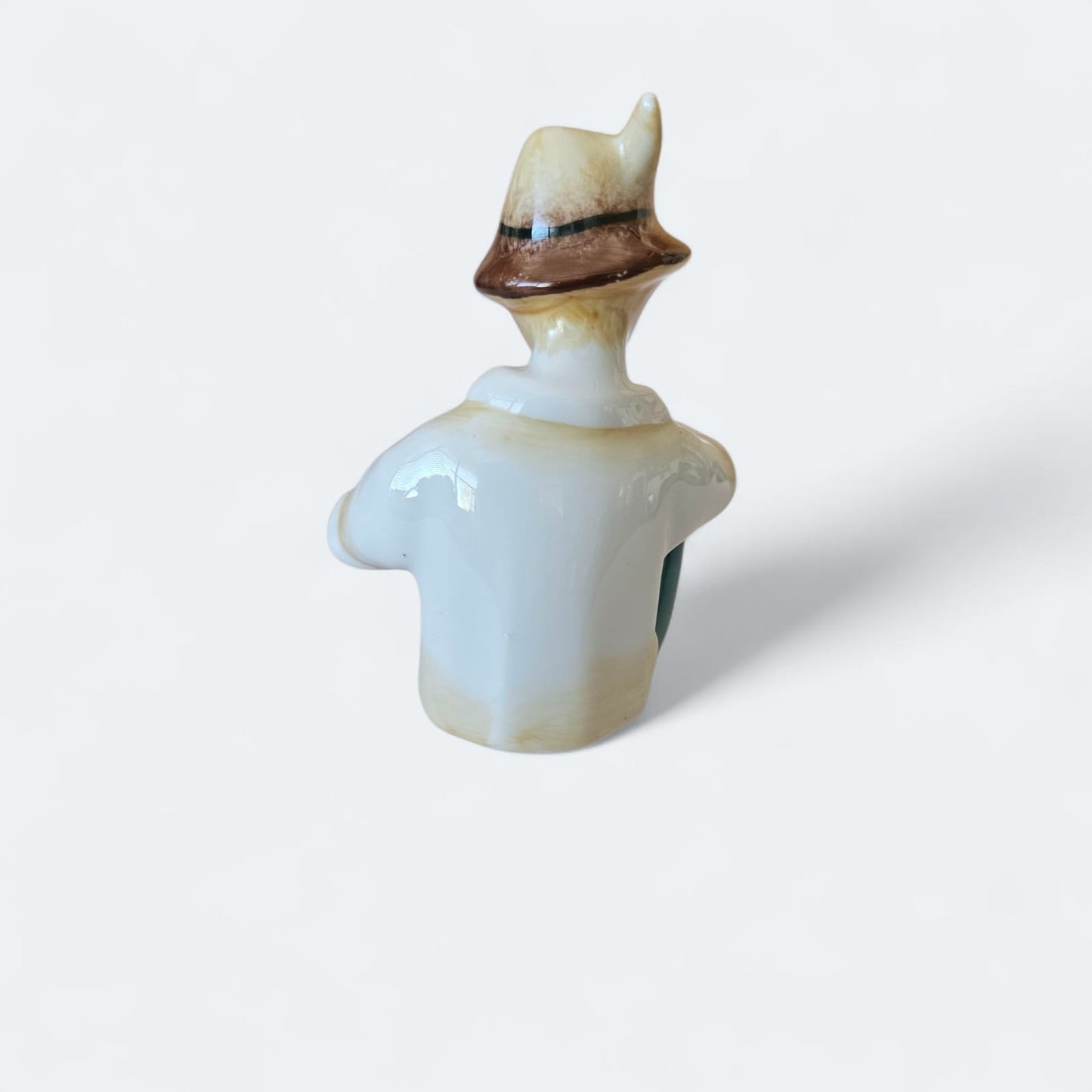 Little poet - Vintage Hollohaza Porcelain - Hand painted figurine from Hungary