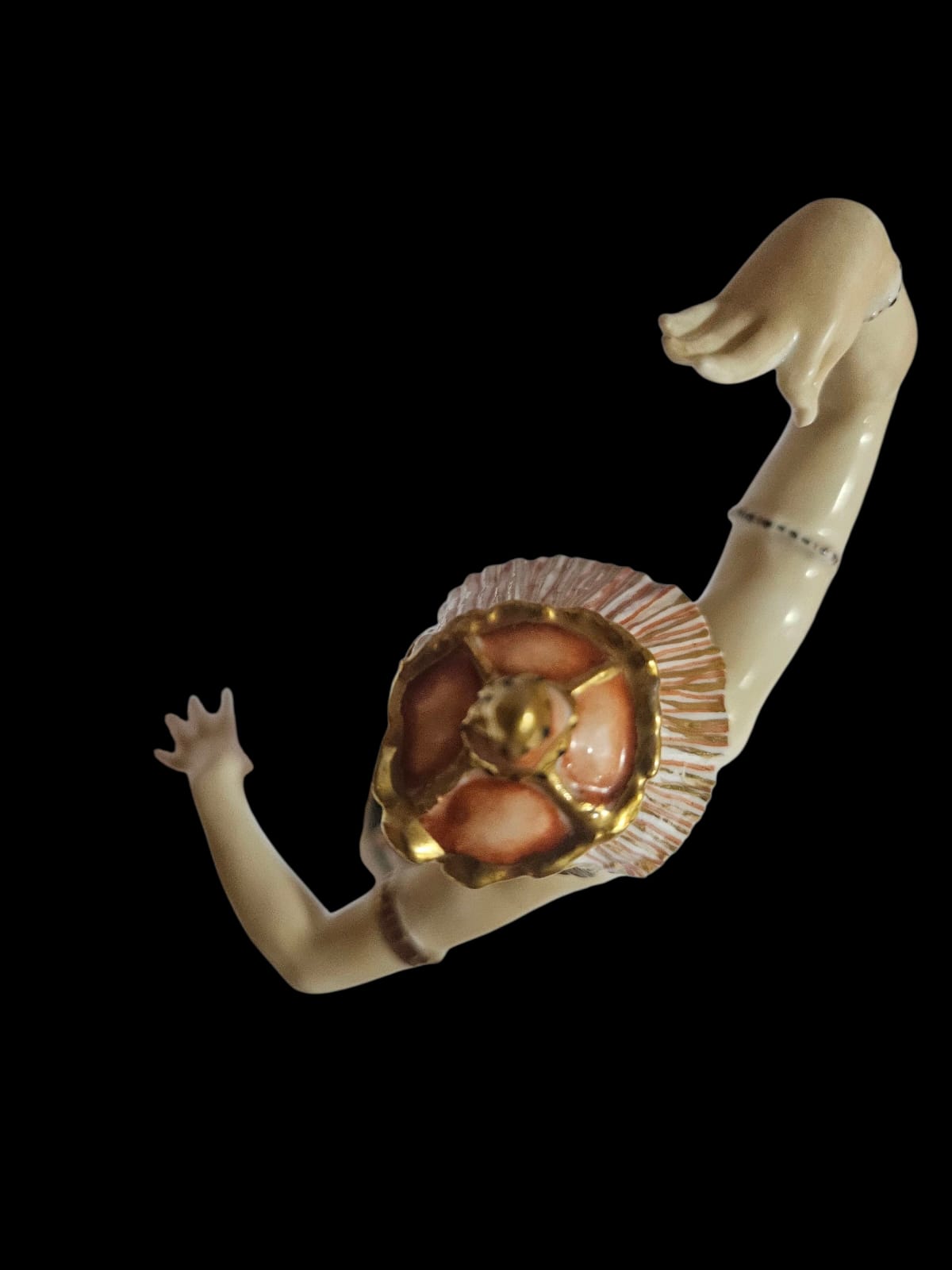 Figurine en porcelaine Carl Werner pour Hutschenreuther, danseuse balinaise « Bajadere »