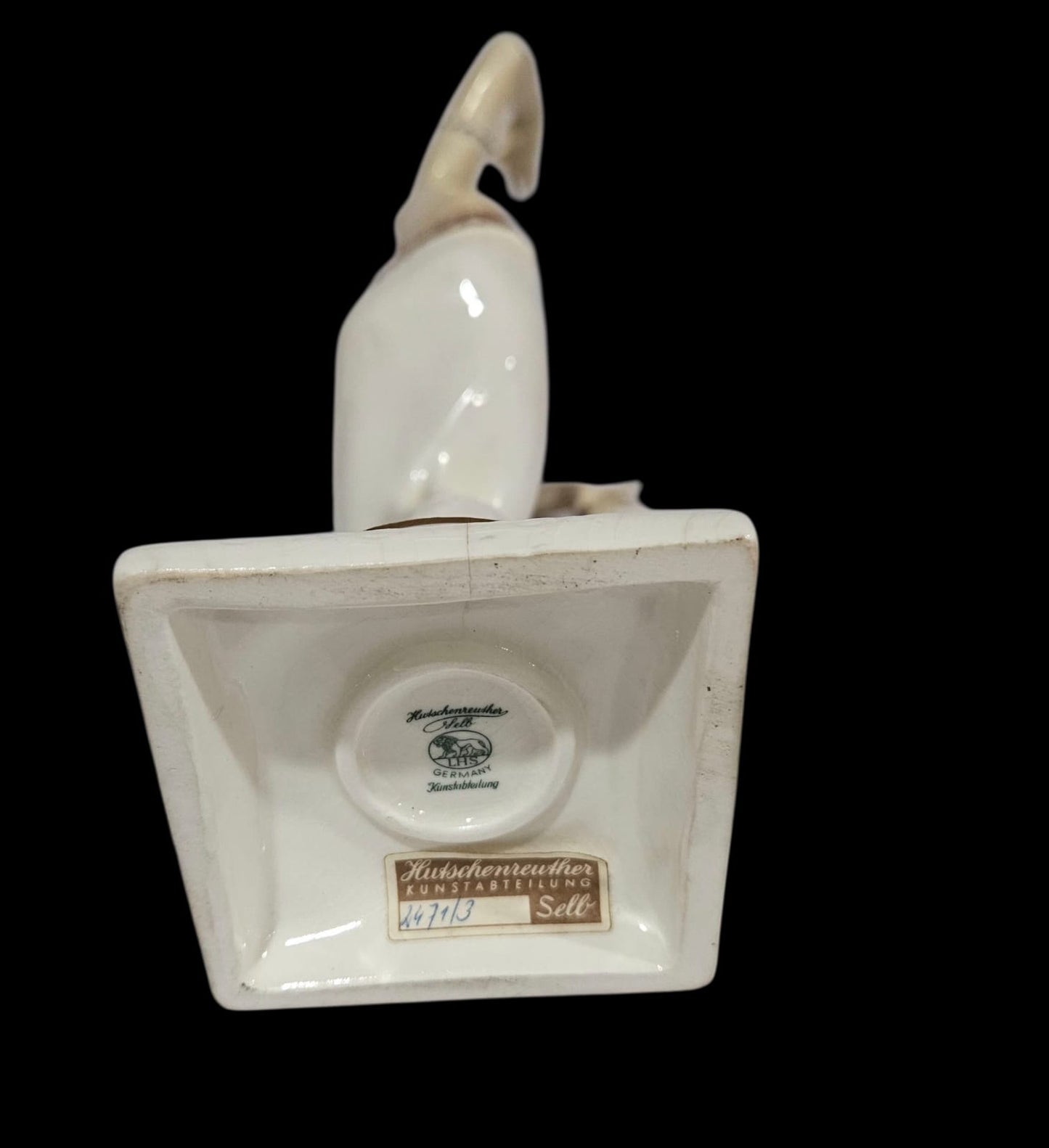 Figurine en porcelaine Carl Werner pour Hutschenreuther, danseuse balinaise « Bajadere »