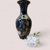 Porcelain Cobalt Blue Vase from Hutschenreuther Hohenberg, Germany circa 1960s