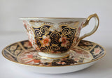 Royal Crown Derby Imari 2451 Teacup and Saucer circa 1913 ( 4 x duos available)