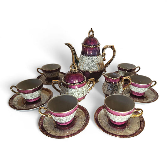 Vintage Lusterware Japanese 17 pcs Tea Set