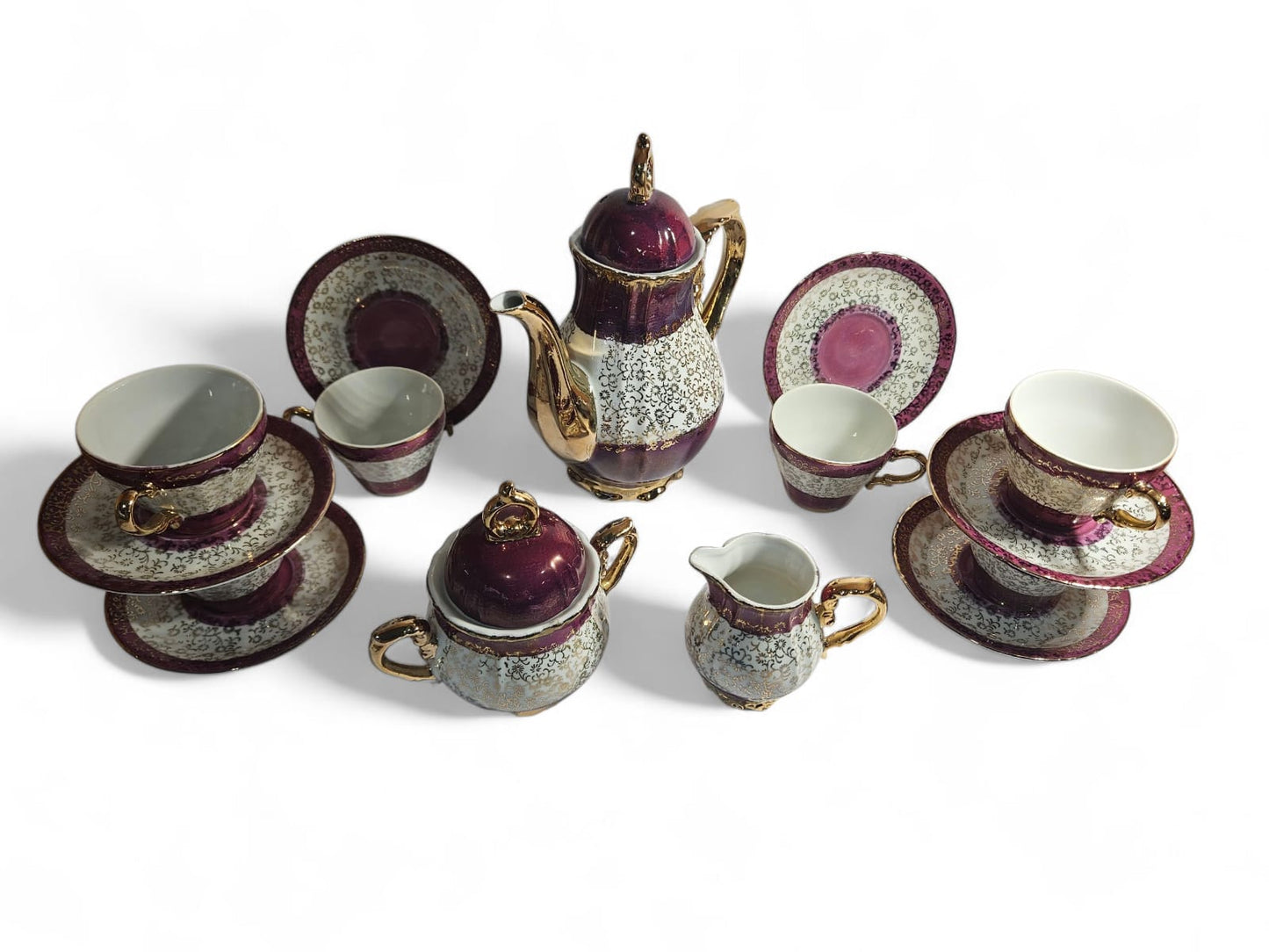 Vintage Lusterware Japanese 17 pcs Tea Set