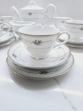 Noritake 6466 Joanne Vintage 28 pc Tea set - Retired in 1973