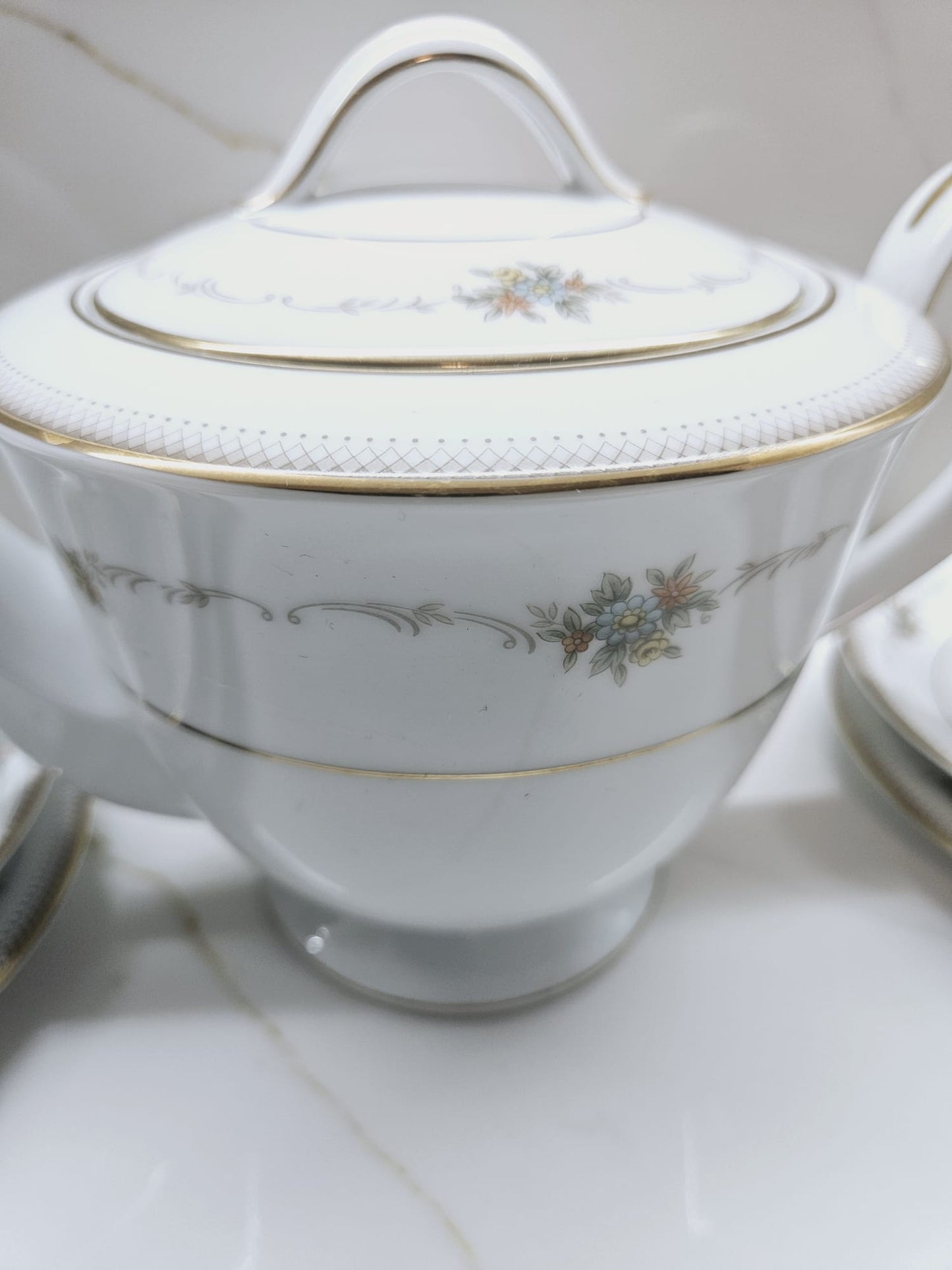 Noritake 6466 Joanne Vintage 28 pc Tea set - Retired in 1973