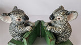 Koala Cast Iron Bookends Australiana Vintage