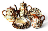 Antique Japanese Kutani eggshell Porcelain Teapset 19th century