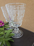 La Rochere FRANCE Versailles Shell 16,5cm. Water goblets x 4