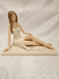 The Leonardo Collection Porcelain seated Lady