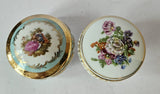 Two Limoges Porcelain Pillboxes- Les Petits d'Aline