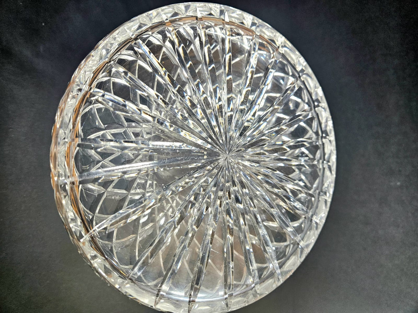 Vintage Crystal Ships 30 cm Liquor Decanter by Violetta Poland