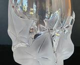 Lalique "HEDERA" clear and frosted glass with moulded Ivy leaf design
