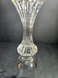 2 x vintage Mikasa Stratton champagne flutes faceted Ritz stem 360246