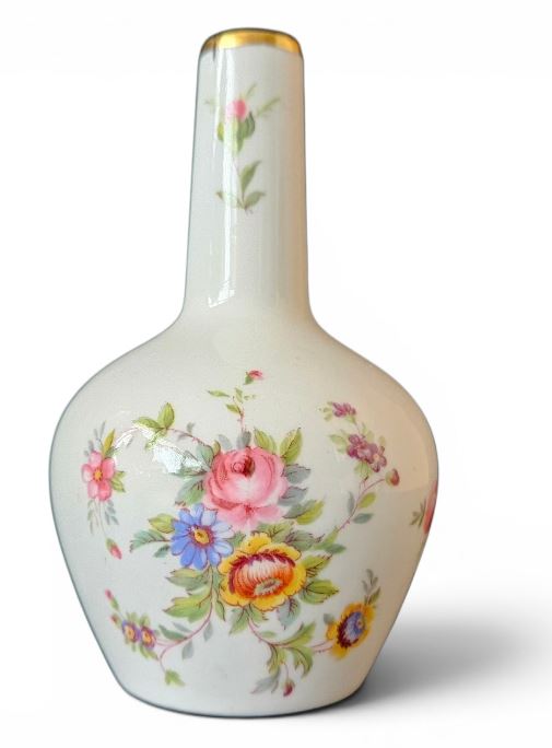 Minton England Marlow pattern bud vase 11cm