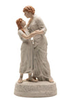 Royal Dux "Souviens-toi" porcelain statue 50cm