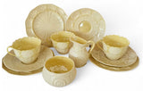 Belleek Irish Porcelain "New Shell" 11 pcs Tea set with 5th Mark 1955-1965