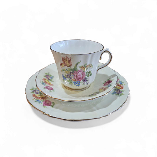 Sampson Smith Old Royal Bone China TRIO circa 1930’s