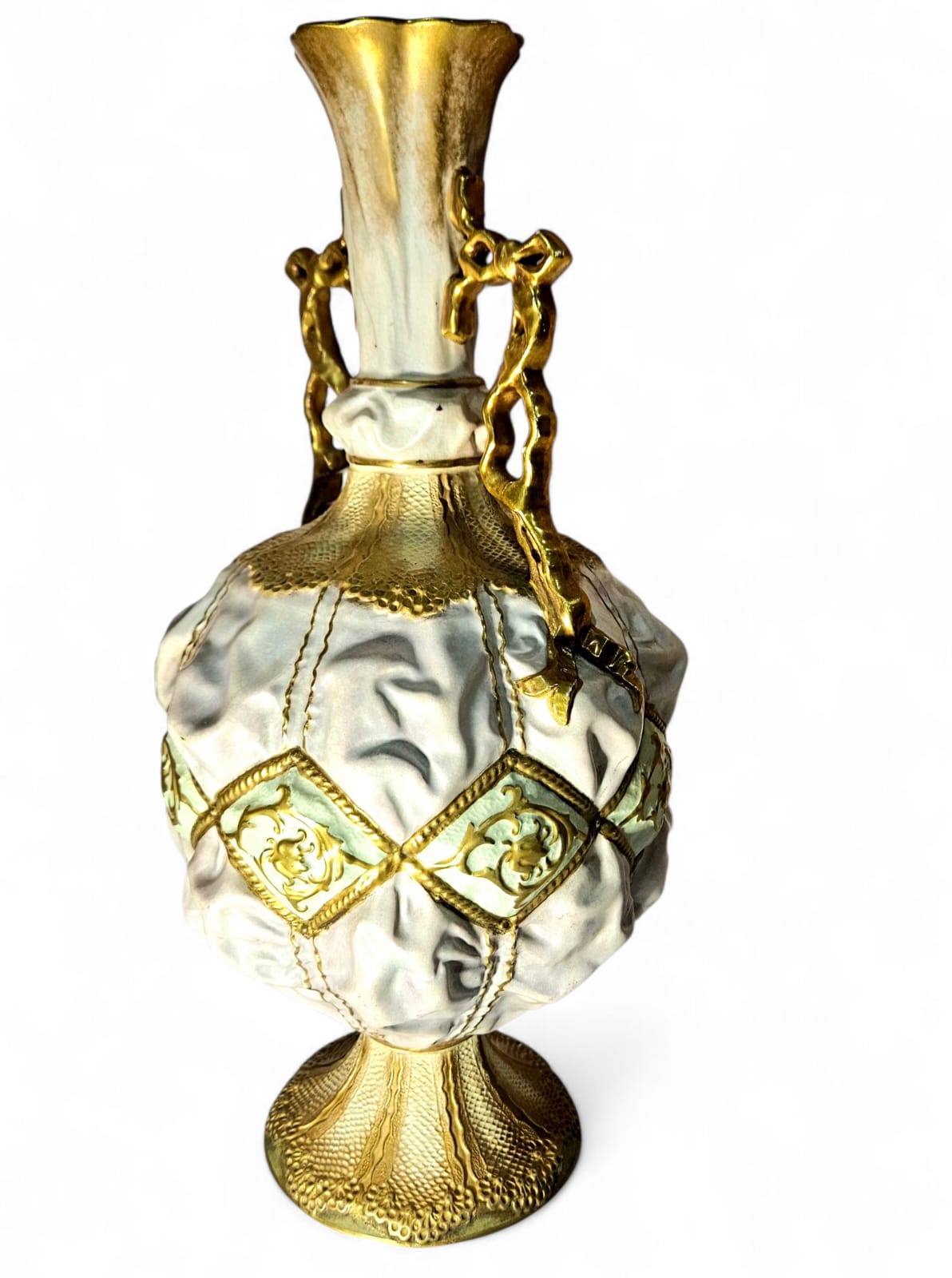 Antique 19th Century Old Hall 1790 Christopher Dresser Pottery Vase