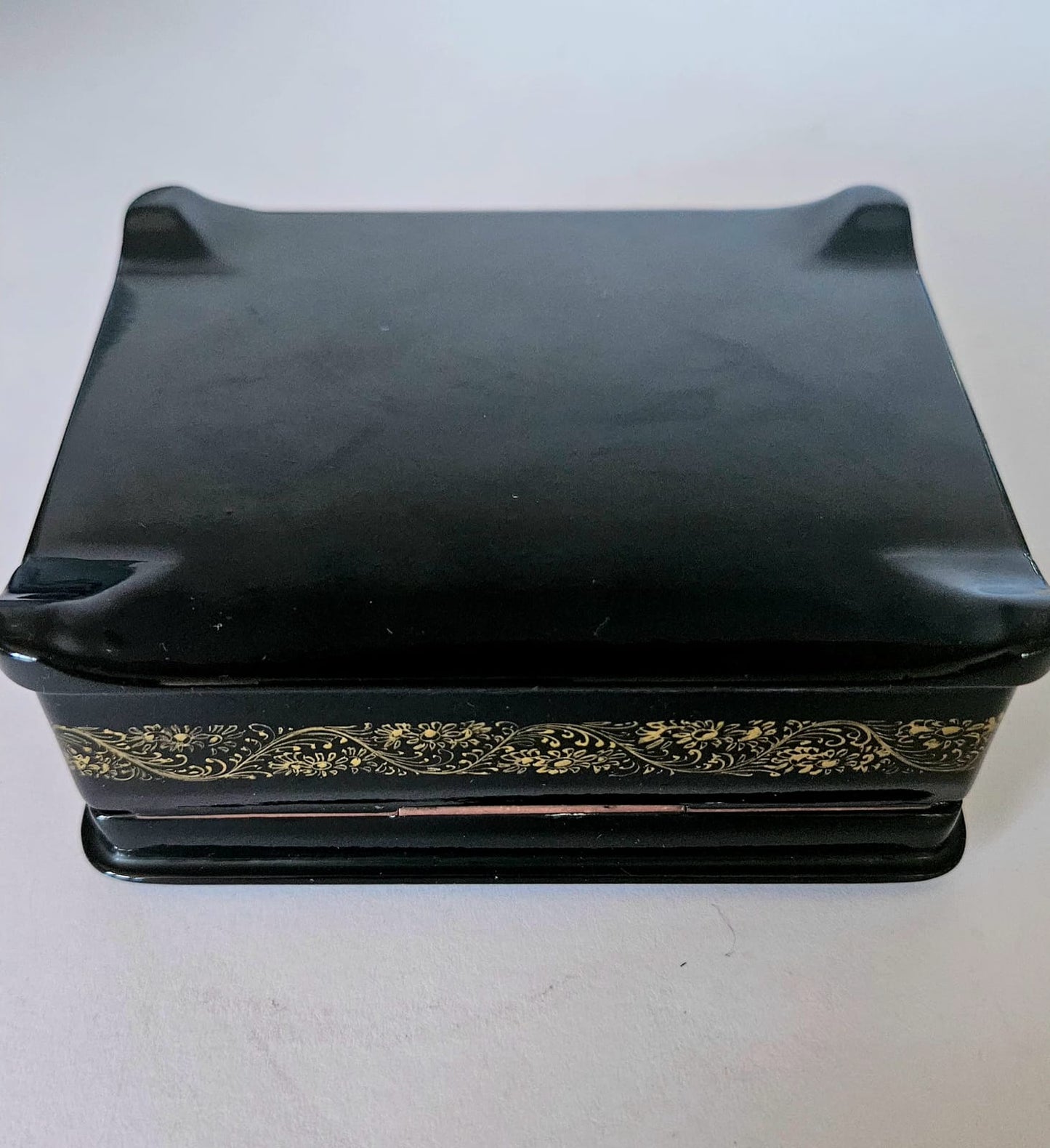 Vintage Russian Lacquer Box Hand Painted Signed by Alexey Skalozub