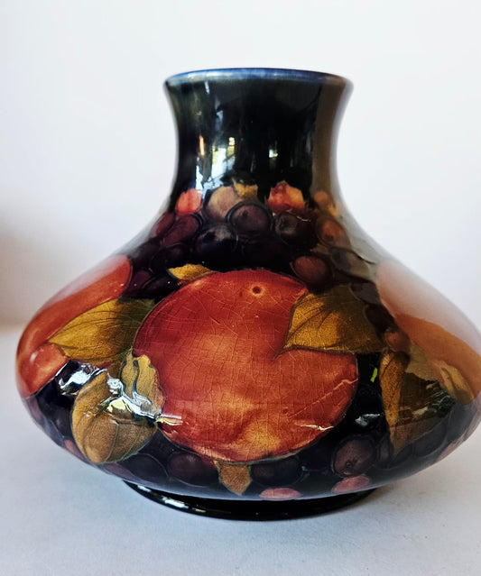 Antique William Moorcroft Pomegranate Squat M32 large vase