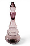 Rare Small Empoli Purple Etched Glass Decanter Set / Genie Bottle