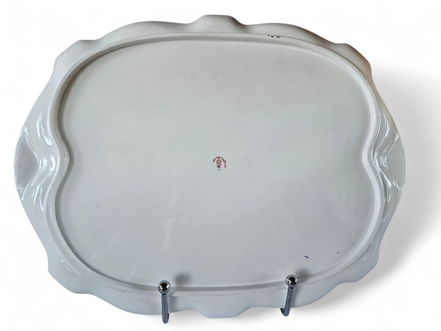 Plat rectangulaire Royal Crown Derby Rare 2451 Traditionnel Imari Grand Format C.1903