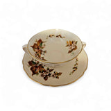Royal Doulton Wilton D6226 - 6 x Soup Cups and saucers -1940s Vintage Earthenware