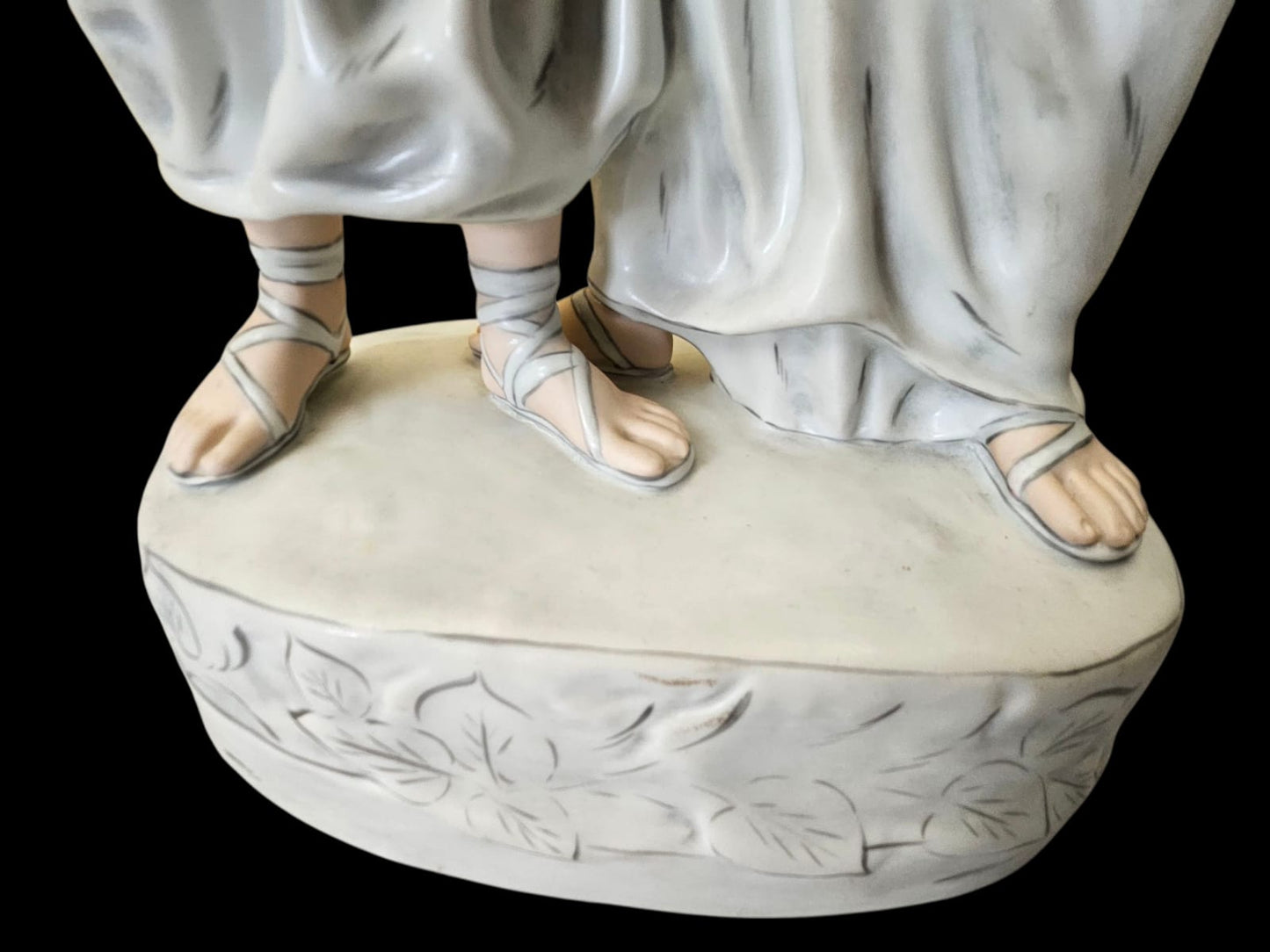 Royal Dux "Souviens-toi" porcelain statue 50cm