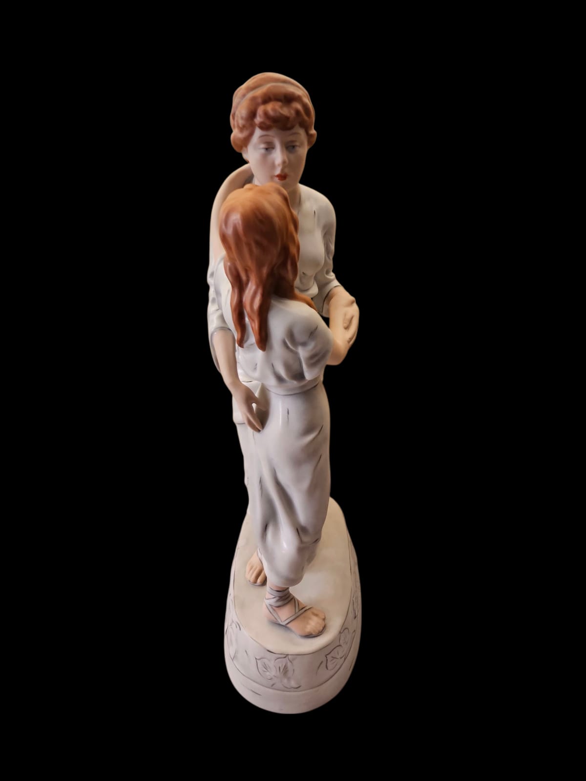 Royal Dux "Souviens-toi" porcelain statue 50cm