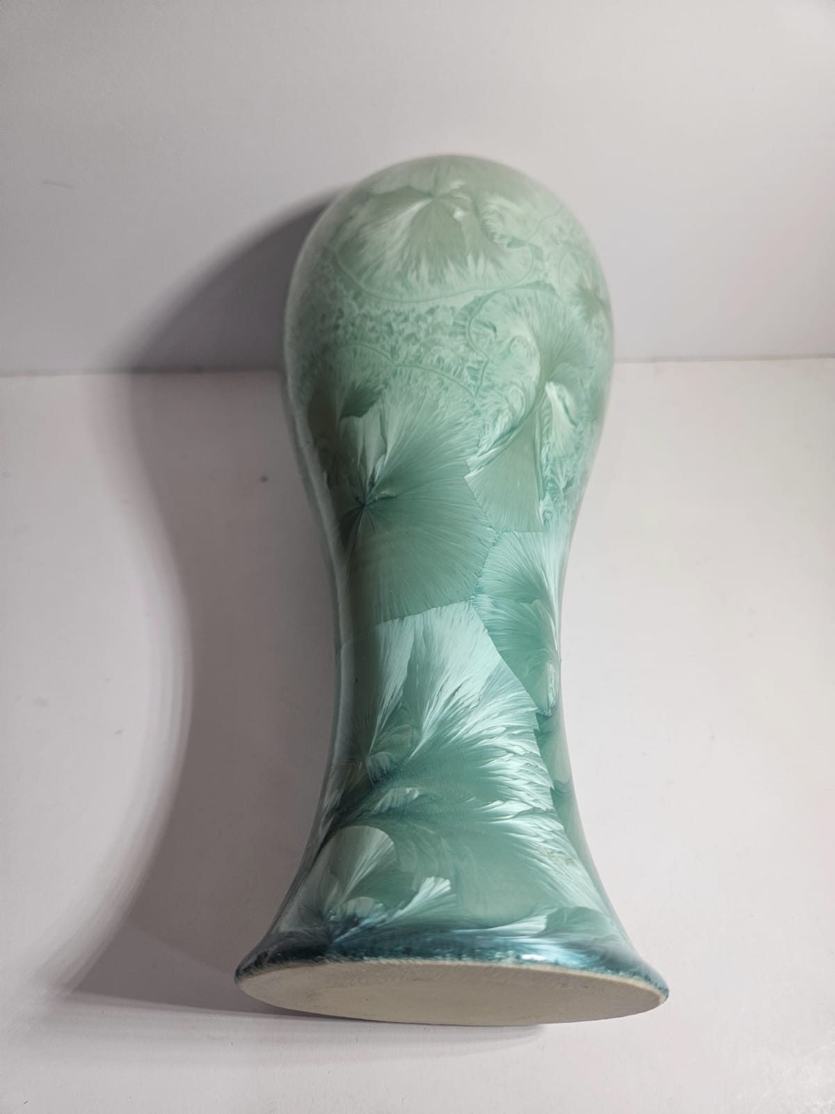 Large Rod Page Crystalline Glaze Australian Studio Pottery Vase