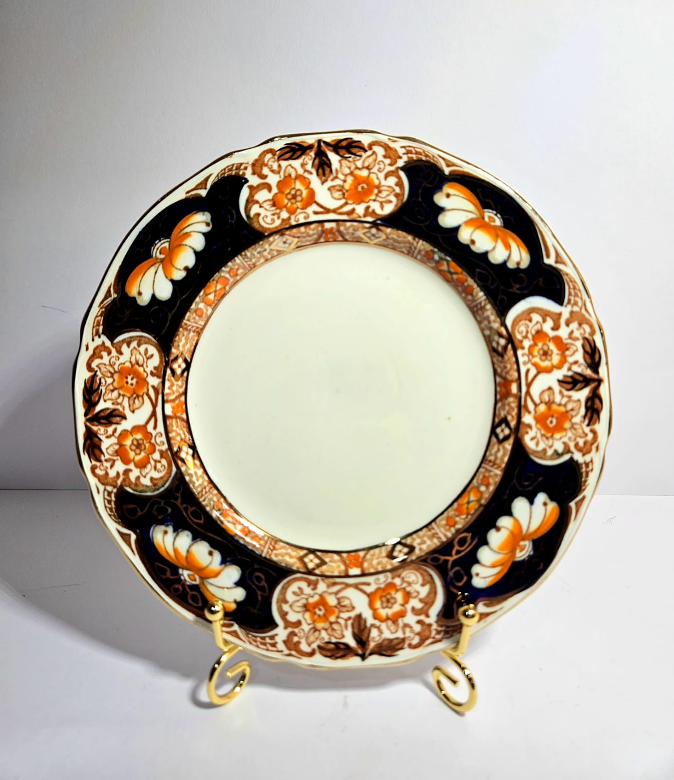 Vintage Royal Cameron Alfred Meakin 16 pcs Tea Set 18K Gold Gild