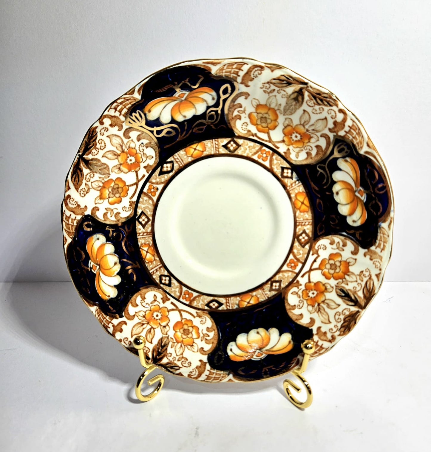 Vintage Royal Cameron Alfred Meakin 16 pcs Tea Set 18K Gold Gild