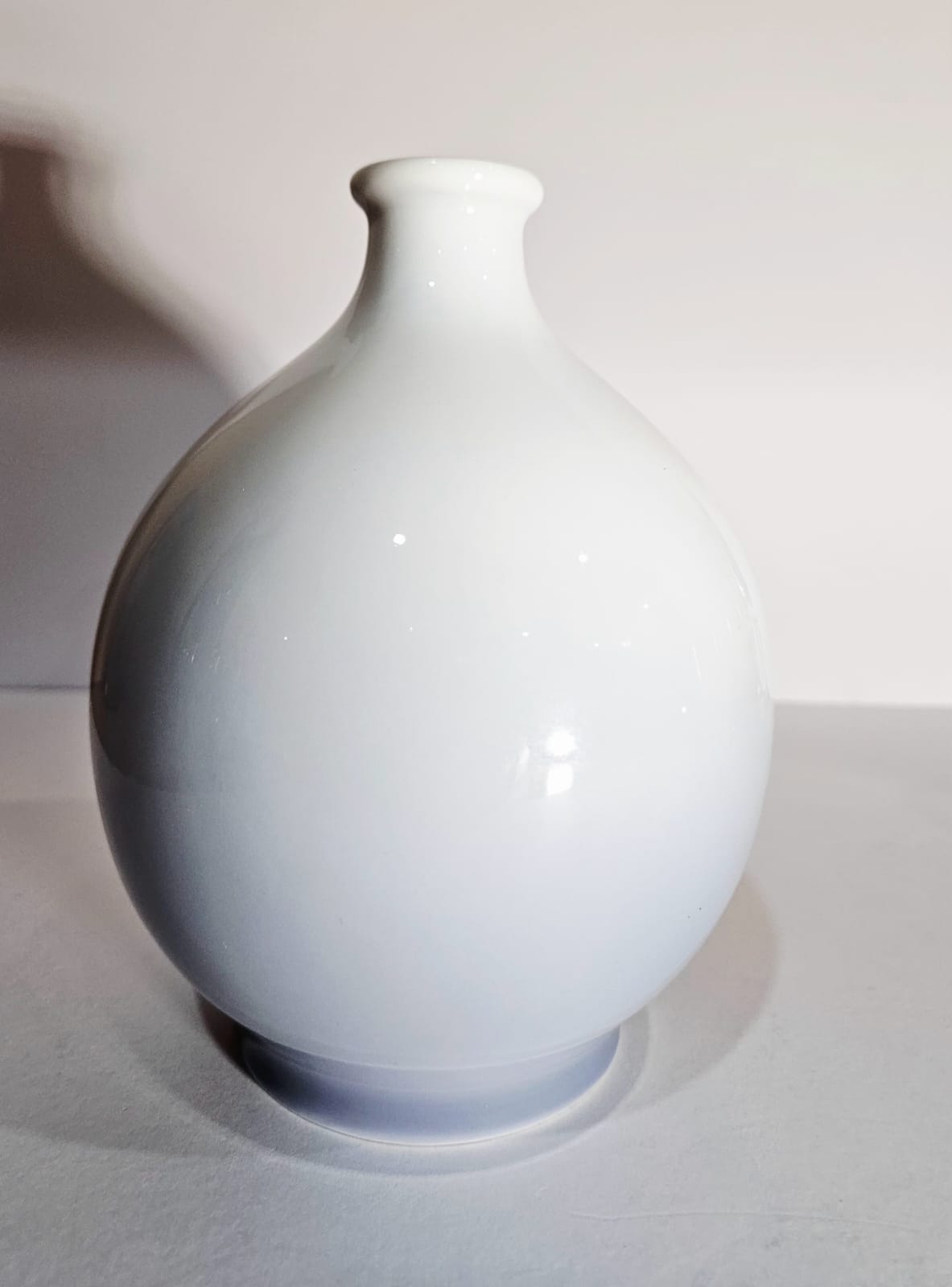 Antique Rare Royal Copenhagen Vase "Convolvolo" #790/1813 Blue Flowers