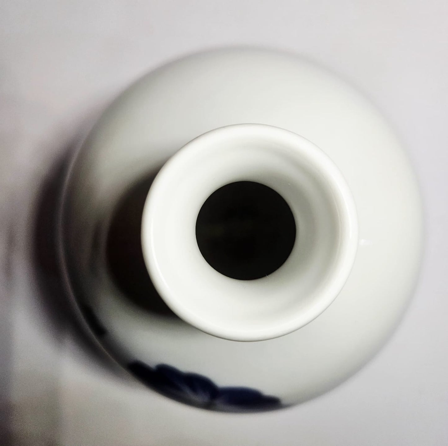 Antique Rare Royal Copenhagen Vase "Convolvolo" #790/1813 Blue Flowers