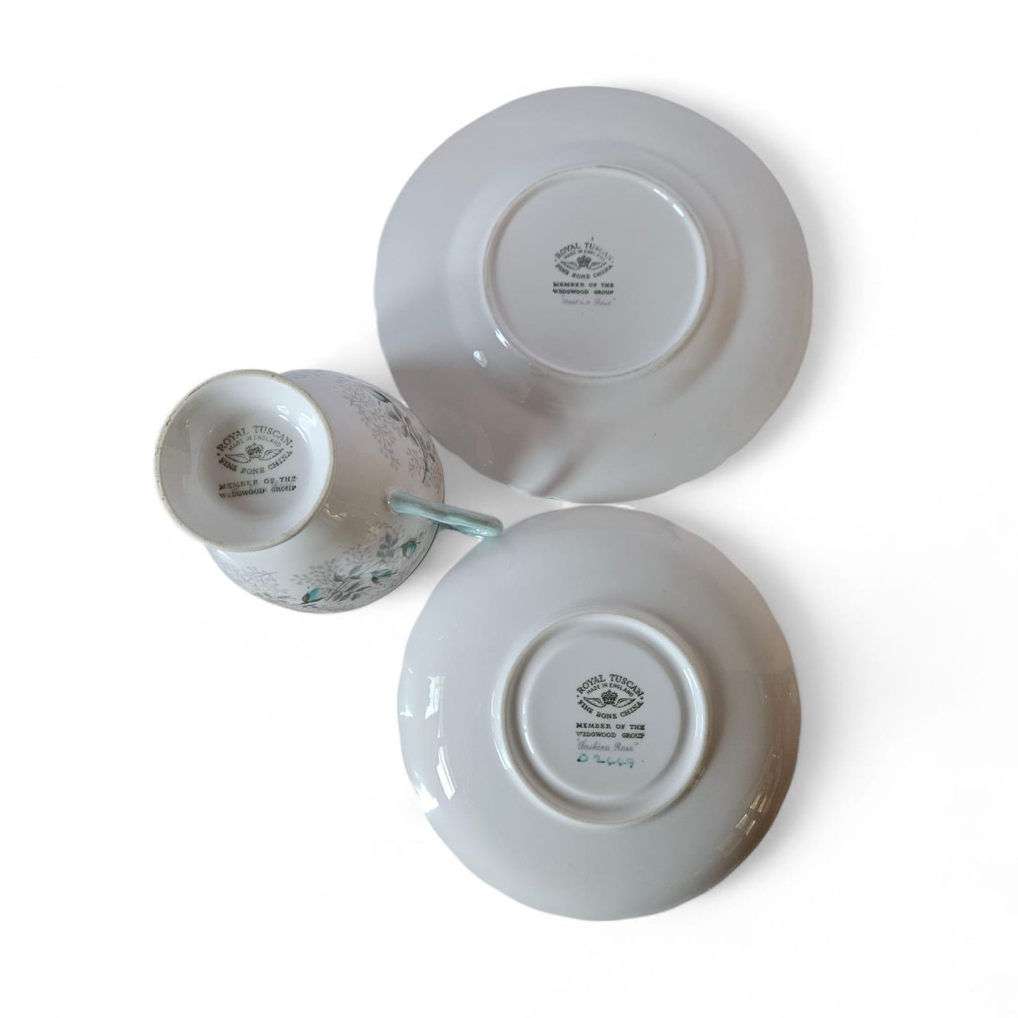 Royal Tuscan 'Fashion Rose' 18 piecesTea set. C1960's