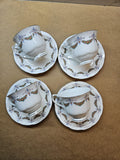 Four Royal Wessex China Spring Garlands Tea cups duos