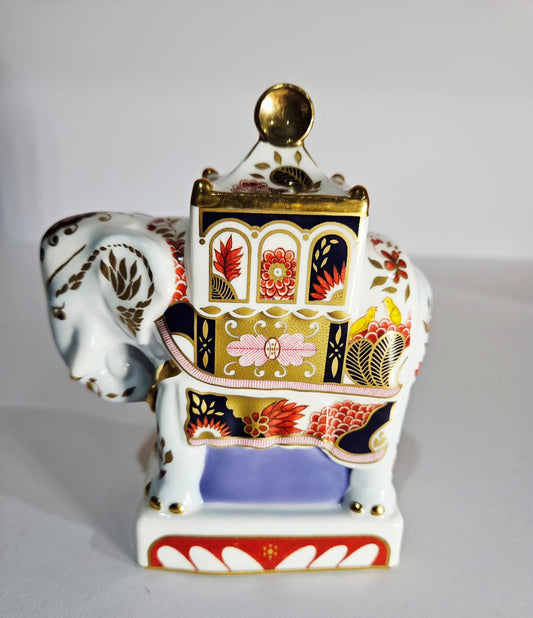 Royal Worcester Candle Snuffer Nelson Elephant Connoisseur Collection 1999
