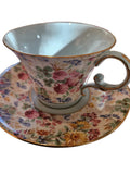 Rare Vintage Aynsley "Summer" Chintz Trio c.1940